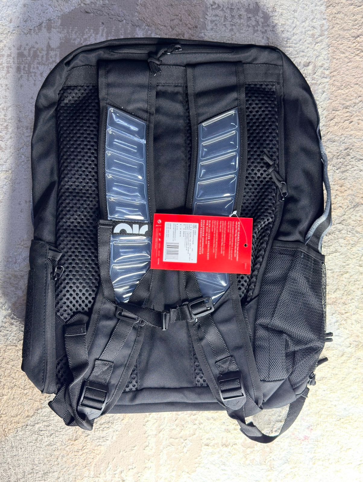 Triple Black Utility Multi-Pocket Backpack