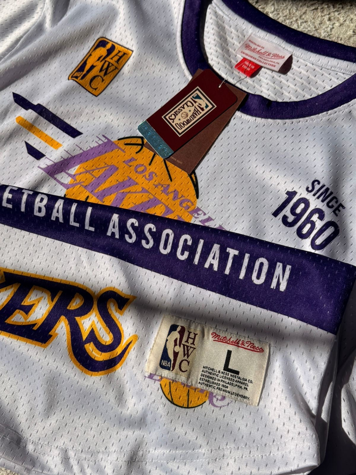 Men's Los Angeles Basketball History Graphic Mesh Tee