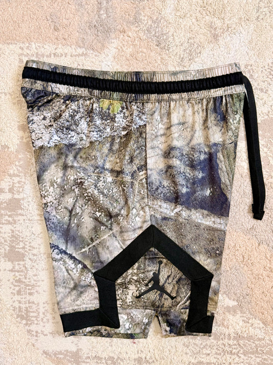 Men's Real Camo Diamond Mesh Basketball Shorts